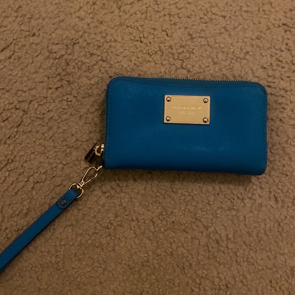 Vibrant MK wristlet wallet